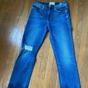 FRAME Denim Le High Straight in Merriweather